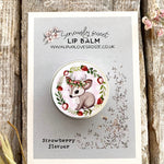 Cute Little Lip Balm Tin - Strawberry