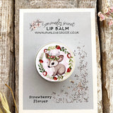Cute Little Lip Balm Tin - Strawberry