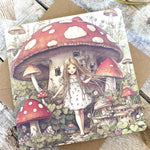 ‘Once Upon A Time…’ Square Greeting Card #14