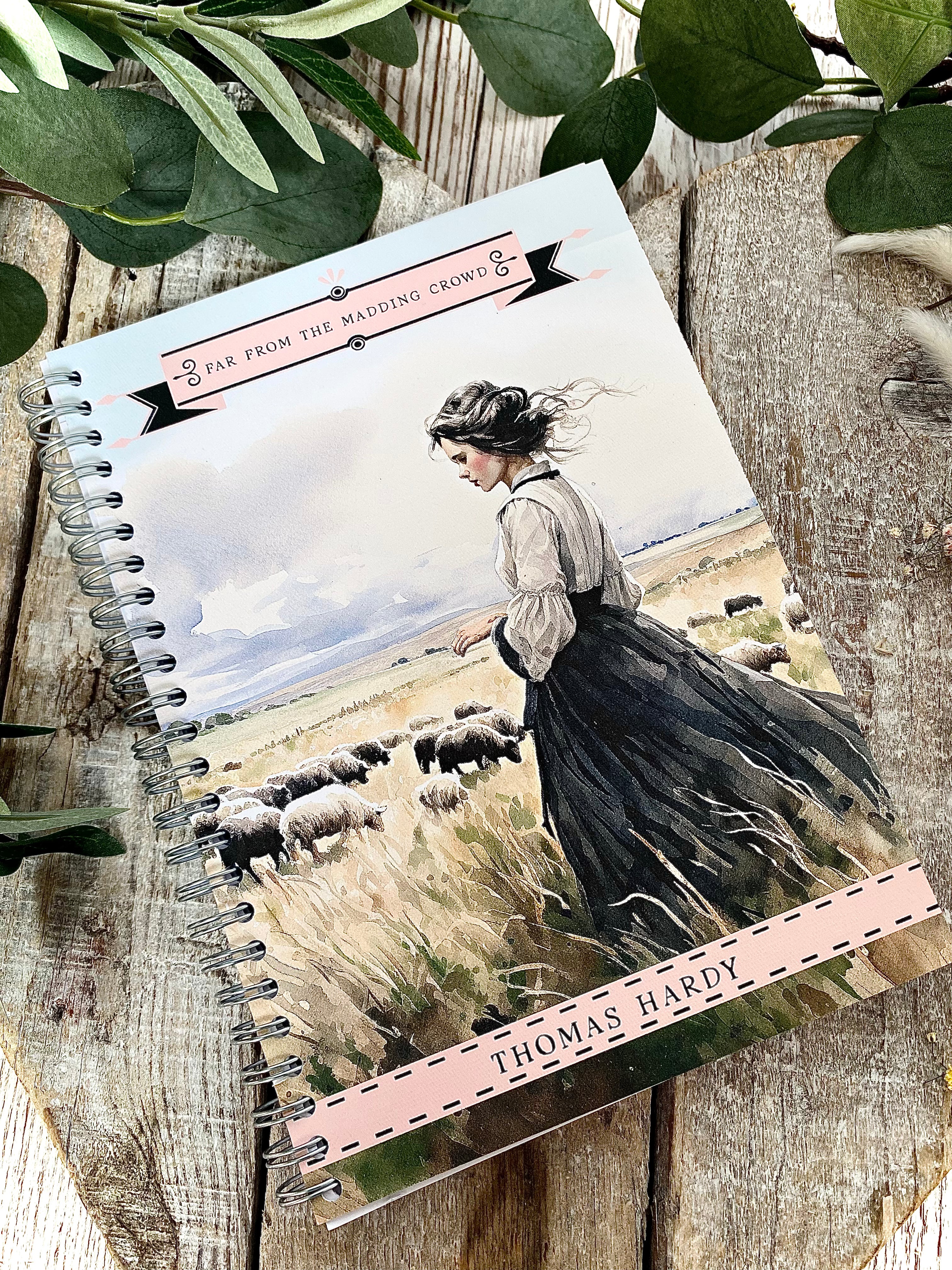 A5 Spiral Bound Notebook - Literary Classics - Far From The Madding Crowd