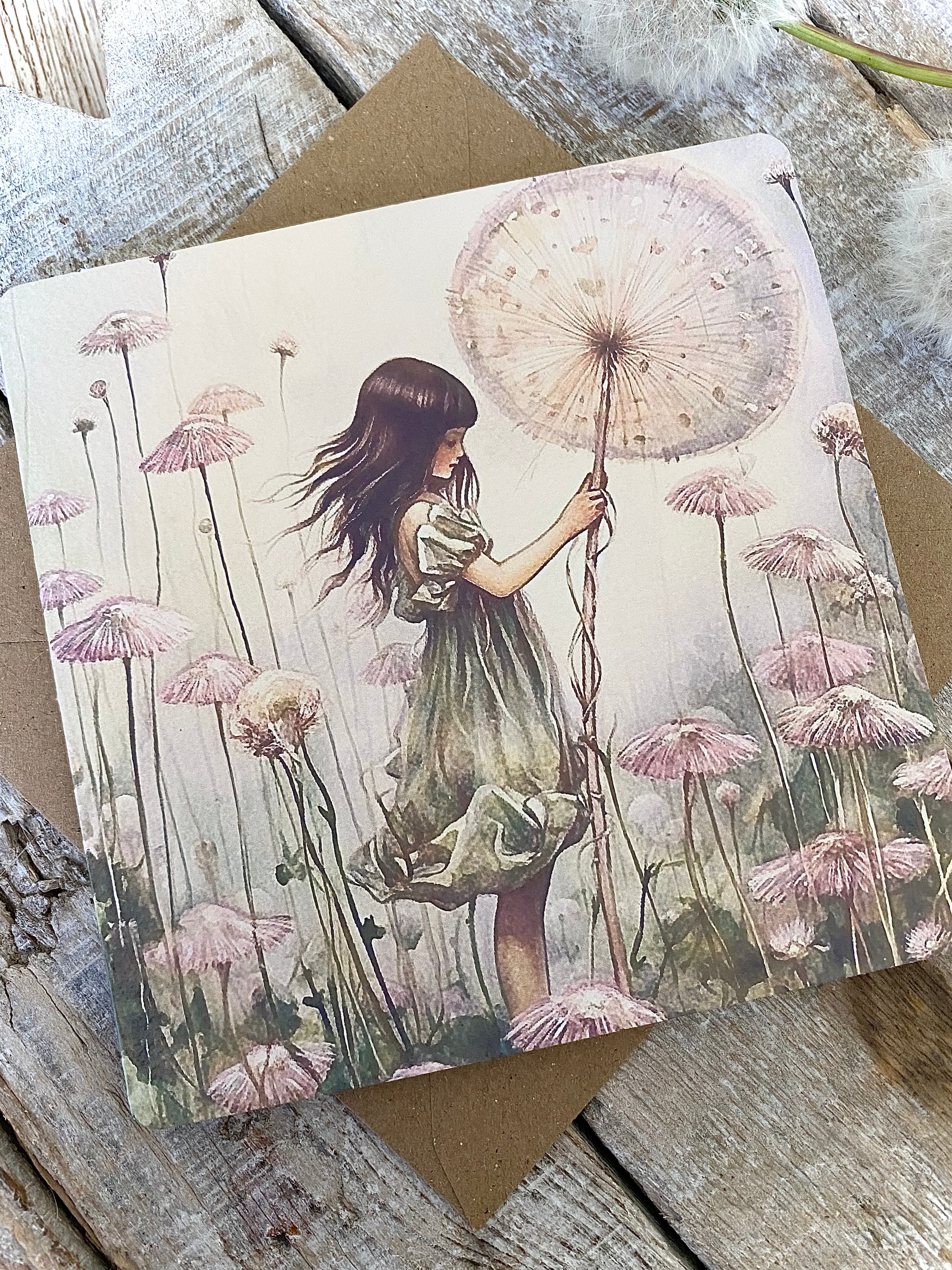 ‘Once Upon A Time…’ Square Greeting Card #13