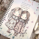 A5 Spiral Bound Notebook - Happiness Shared Is Happiness Doubled