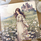 Once Upon A Time…’ Square Greeting Card #19