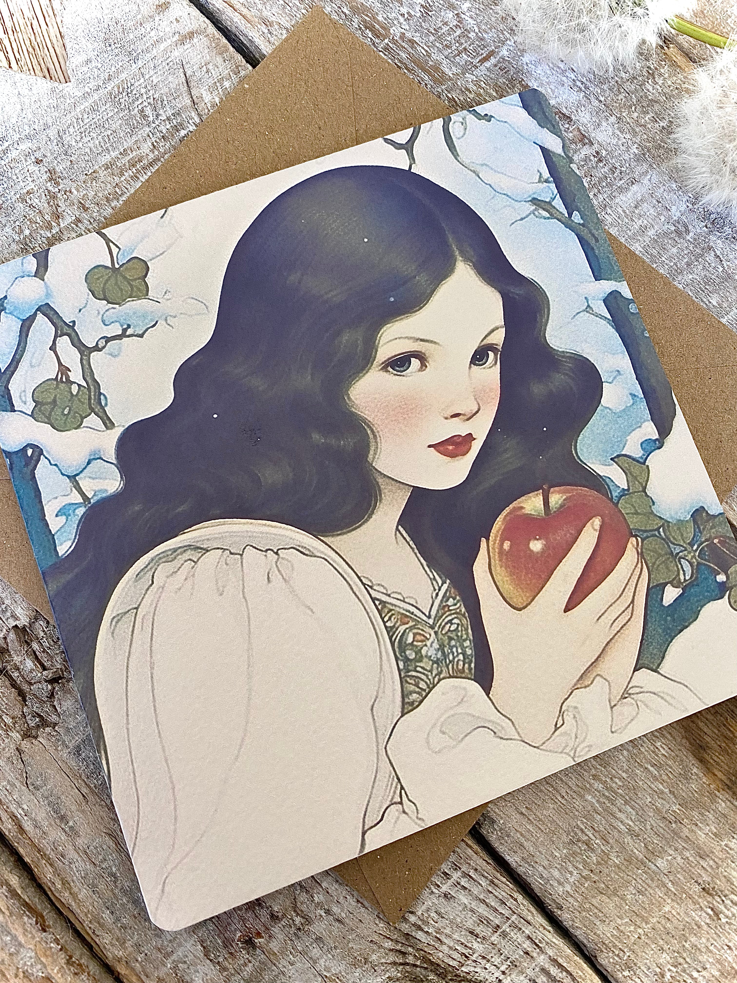‘Once Upon A Time…’ Square Greeting Card #17