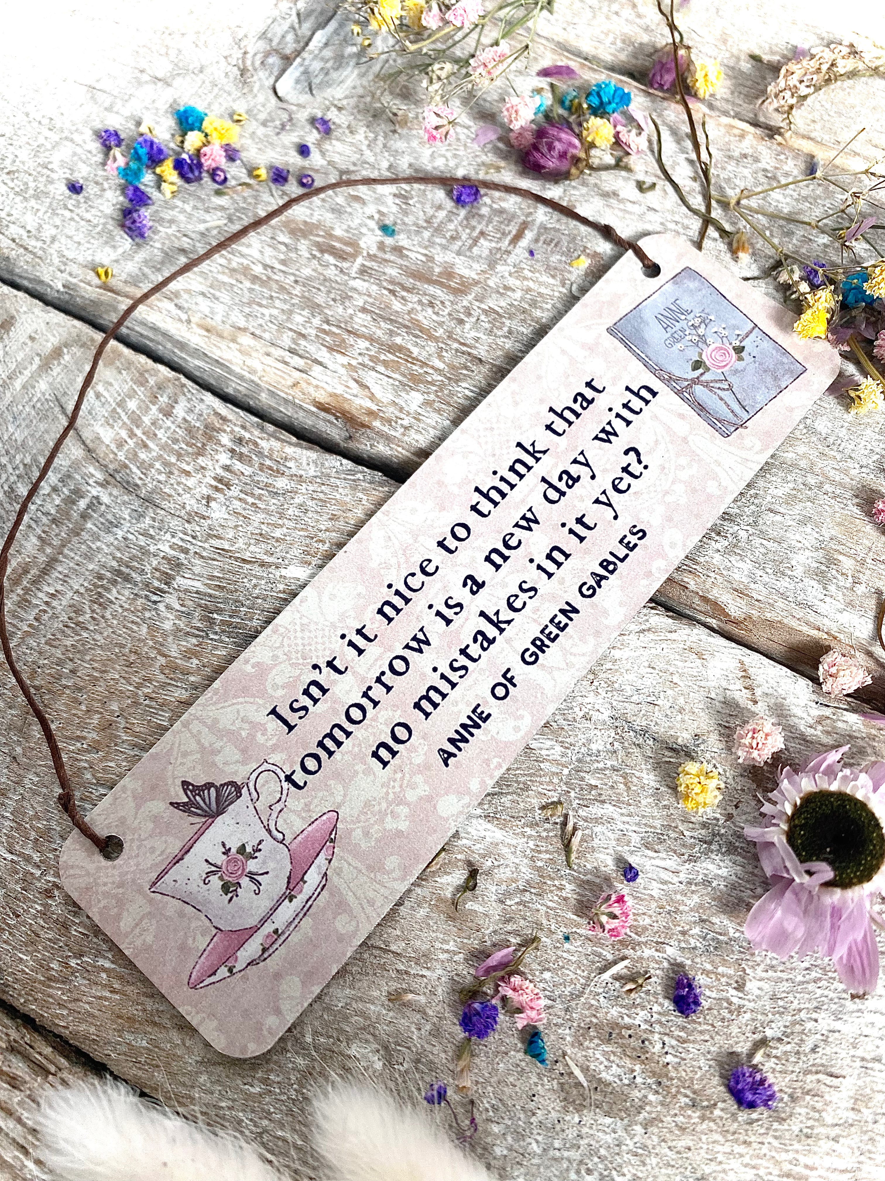 Mini Aluminium Sign, Anne Of Green Gables - Tomorrow Is A New Day
