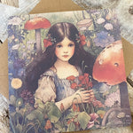 ‘Once Upon A Time…’ Square Greeting Card #9