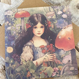 ‘Once Upon A Time…’ Square Greeting Card #9