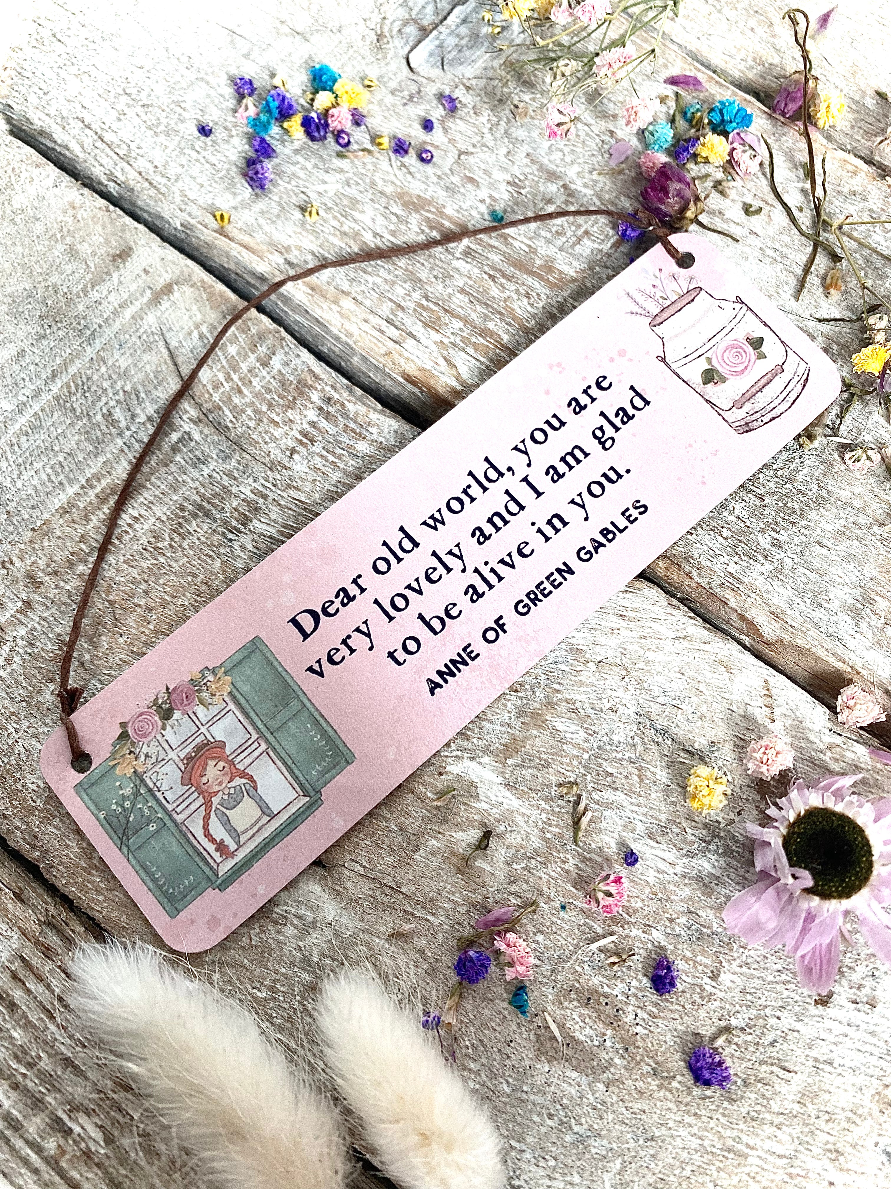 Mini Aluminium Sign, Anne Of Green Gables - Dear Old World