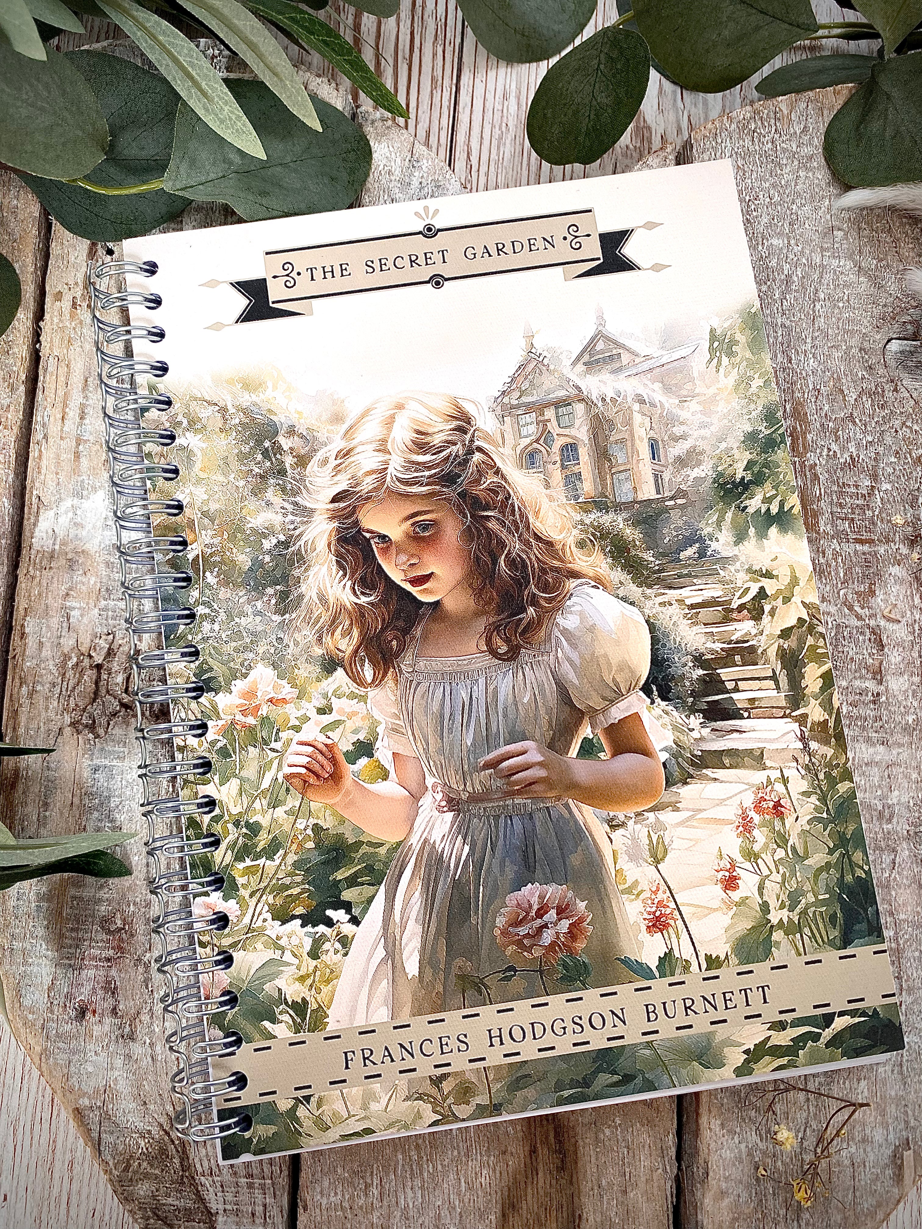 A5 Spiral Bound Notebook - Literary Classics - The Secret Garden