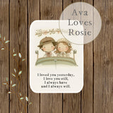 Sweet Little Keepsakes - A7 Size Prints/Cards - I Love You