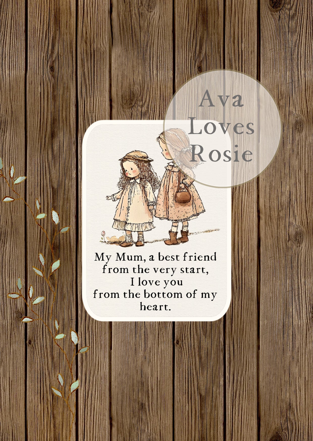 Sweet Little Keepsakes - A7 Size Prints/Cards - Mum