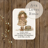 Sweet Little Keepsakes - A7 Size Prints/Cards - A New Start