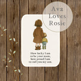 Sweet Little Keepsakes - A7 Size Prints/Cards - Mum To Son