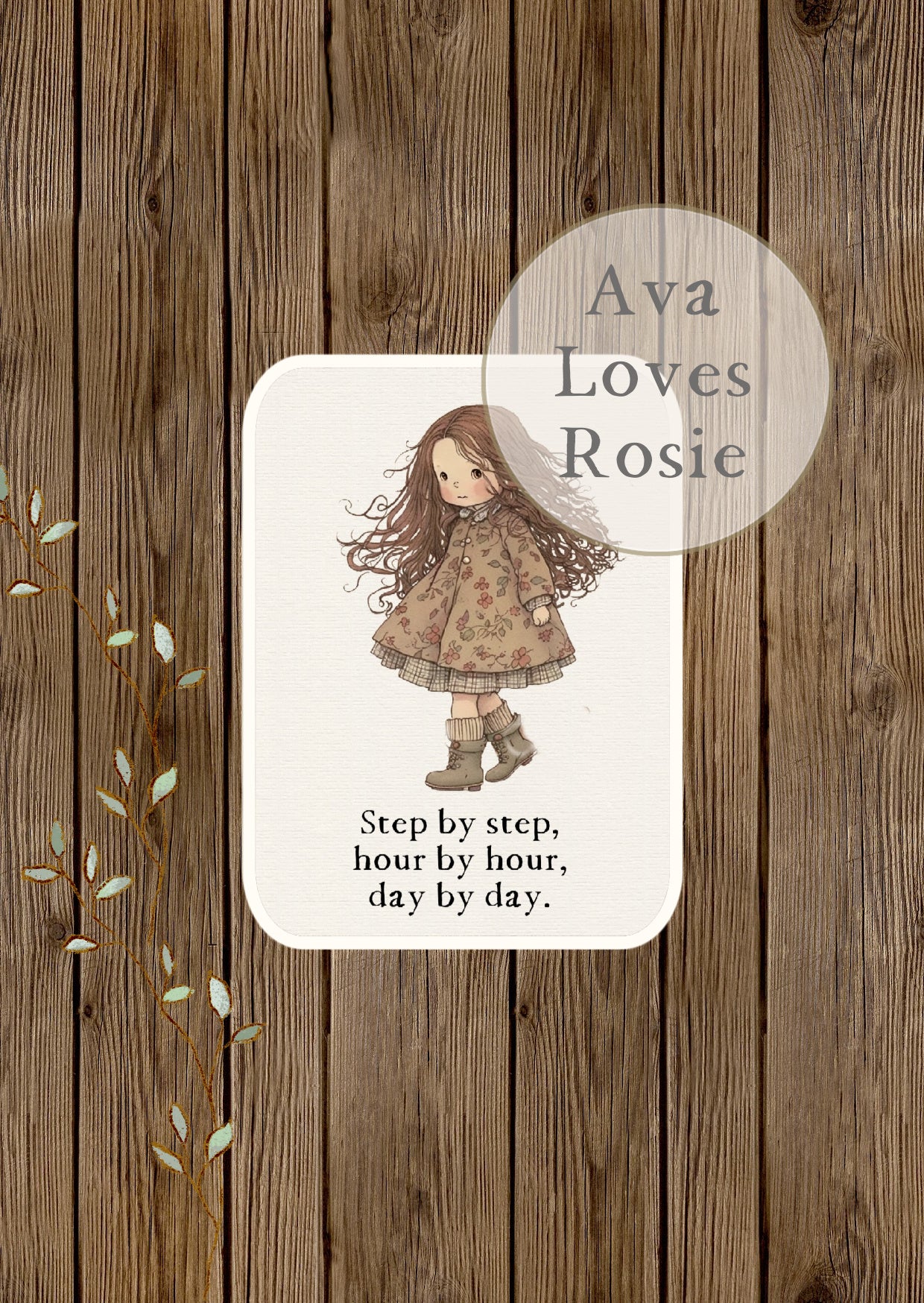 Sweet Little Keepsakes - A7 Size Prints/Cards - Step By Step