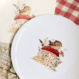 Cute 8” Ceramic Plate - Little Wren