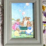 Soap Bubbles - Margaret Tempest - Framed Postcard