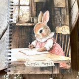 A5 Spiral Bound Notebook - Little Notes Bunny