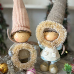 Adorable Pixie Friends With Christmas Wreath