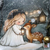 Vintage Style Advent Calendar - Little Angel