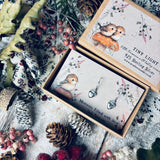 Tiny Light - 925 Sterling Silver  Earrings - Heart Drop - Moments Filled With Love Last Forever