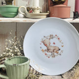 Cute 8” Ceramic Plate - Spring Meadow Lamb - Plate