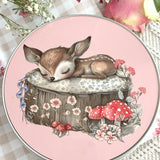 Cute Little Fawn Tin