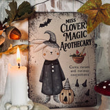 Aluminium Sign - Miss Clover’s Magic Apothecary - Halloween 25