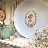 Cute 8” Ceramic Plate - Sweet Blossom and Gentle Breeze Bird Plate