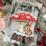 Christmas Little Print  A6 Size - Comfort & Joy