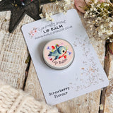 Cute Little Lip Balm Tin - Strawberry