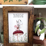 Snowdrops Promise Hope And Light Framed Picture