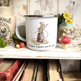 12oz Enamel Mug - Sewing Is A Gentle Sort Of Magic