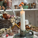 Glazed Rustic Style Candleholder