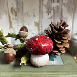 Little Fly Agaric Ceramic Toadstool