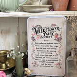 Wildflower Fairy Society Tin