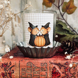 Sweet Votive Candle Holder - Witch Mice - Halloween 25