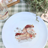 Cute 8” Ceramic Plate - Little Mouse
