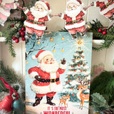 Christmas A4 Wooden Picture Board - It’s The Most Wonderful Time