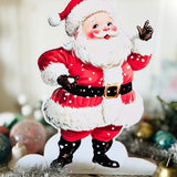 Cute Christmas Santa Cut Out, Vintage Diecut Style