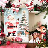 Christmas A4 Wooden Picture Board - It’s The Most Wonderful Time