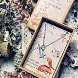 Tiny Light - 925 Sterling Silver - Sparkling Star T-Bar Necklace - A Little Light For Whenever You Need It