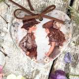 Sweet Little Ceramic Heart - Heart Full Of Memories