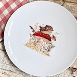 Cute 8” Ceramic Plate - Little Wren