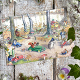 Postcard- Woodland Traffic - Molly Brett