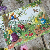 Picking Blackberries - Racey Helps Postcard