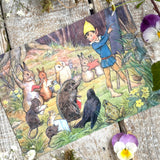 Postcard- Lesson Time - Margaret Tarrant