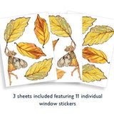 Autumn Flower Fairies Window Stickers