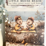 A4 Wooden Picture Board - Little Mouse Beach