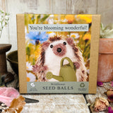Wildflower Seed Balls - Little Hedgehog - Whimsicals By Desito