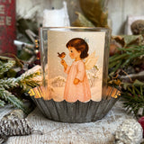 Sweet Votive Candle Holder - Little Angel